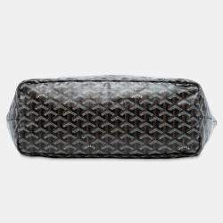 Pre Owned Goyard Black Goyardine Saint Louis PM
