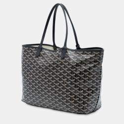 Pre Owned Goyard Black Goyardine Saint Louis PM