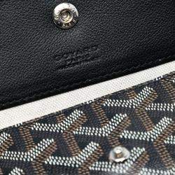 Pre Owned Goyard Black Goyardine Saint Louis PM