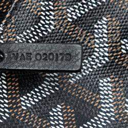 Pre Owned Goyard Black Goyardine Saint Louis PM