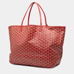 مملوكة مسبقًا Goyard Red Goyardine Saint Louis GM