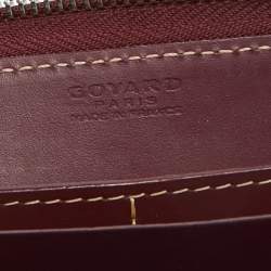 مملوكة مسبقًا محفظة ماتيغنون من غويارد بقماش مغلف غويردين بورغندي كبير جداً