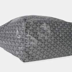 Pre Owned Goyard Grey Goyardine Canvas Saint Louis GM