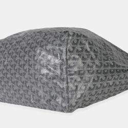 Pre Owned Goyard Grey Goyardine Canvas Saint Louis GM
