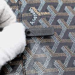 مملوكة مسبقًا Goyard Black Goyardine Saint Louis PM