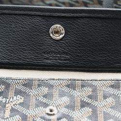 مملوكة مسبقًا Goyard Black Goyardine Saint Louis PM