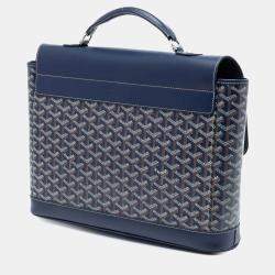 مملوكة مسبقًا Goyard Blue Goyardine Citadin PM