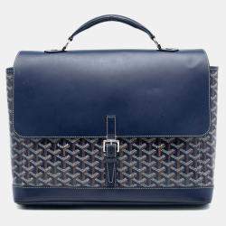 مملوكة مسبقًا Goyard Blue Goyardine Citadin PM