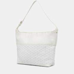 مملوكة مسبقًا حقيبة جويارد جرينادين كانفاس مقوى جويا ردين أبيض هوبو