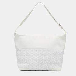 مملوكة مسبقًا حقيبة جويارد جرينادين كانفاس مقوى جويا ردين أبيض هوبو