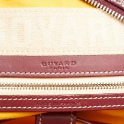 Pre Owned حقيبة جويرد جولدين مقوى وقماش جلدي أرجواني متوسط سانت جان