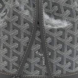 Pre Owned حقيبة دلو جويارد فلوت بيتي كانفاس مطلي جوياردين رمادية وجلد