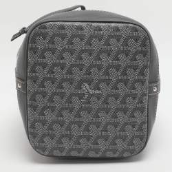 Pre Owned حقيبة دلو جويارد فلوت بيتي كانفاس مطلي جوياردين رمادية وجلد