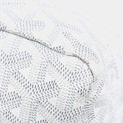 Pre Owned Goyard White Goyardine Boheme Hobo