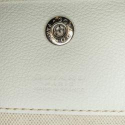 Pre Owned Goyard White Goyardine Boheme Hobo