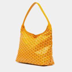 مملوكة مسبقًا Goyard Yellow Goyardine Boheme Hobo