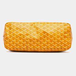 مملوكة مسبقًا Goyard Yellow Goyardine Boheme Hobo