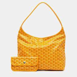 مملوكة مسبقًا Goyard Yellow Goyardine Boheme Hobo