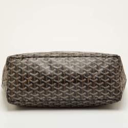 Pre Owned حقيبة يد توتس جويارد سان لويس جلد وكانفاس مقوى جوياردين أسود/بني فاتح متوسطة