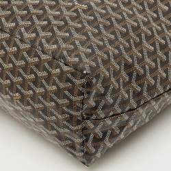 Pre Owned حقيبة يد توتس جويارد سان لويس جلد وكانفاس مقوى جوياردين أسود/بني فاتح متوسطة