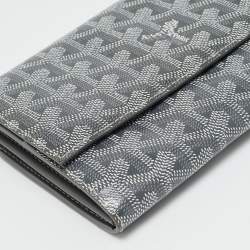 Pre Owned محفظة غويارد كونتينينتال فاريني كانفاس مقوى غوياردين أسود