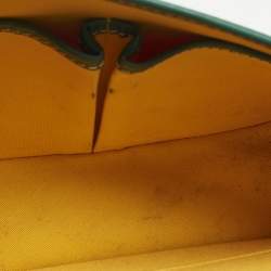 مملوكة مسبقًا حقيبة السرج جويرد بيلفيدير الثاني PM كانفاس مطلي جويردين جلد أخضر