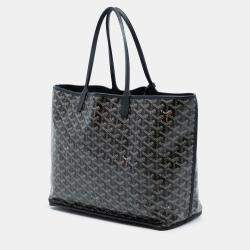 مملوكة مسبقًا حقيبة قابلة للعكس غويارد أنجو بي إم قماش جوياردين سوداء