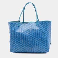 مملوكة مسبقًا Goyard Blue Goyardine Saint Louis GM