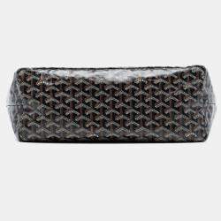Pre Owned Goyard Black Goyardine Saint Louis PM