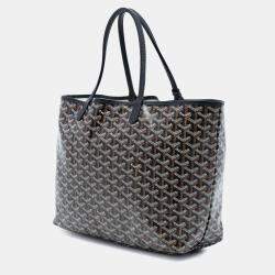 Pre Owned Goyard Black Goyardine Saint Louis PM