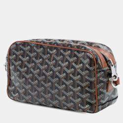 مملوكة مسبقًا Goyard Black Goyardine Sac Cap Vert