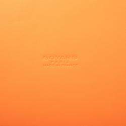 Pre Owned Goyard Orange Goyardine Vendome Mini