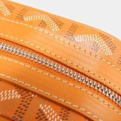 Pre Owned Goyard Ama Capvert Orange Coated Canvas Shoulder Bag