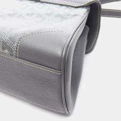 Pre Owned حقيبة جويارد ميني سايغون كانفاس مقوى وجلد رمادي متعدد الألوان