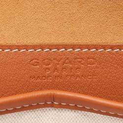 مملوكة مسبقًا Goyard Crucier Messenger Bag Shoulder Coated Canvas And Leather Black Brown Multicolor