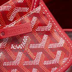 Pre Owned حقيبة جويارد أنجو ميني غويااردين قابلة للعكس باللون الأحمر