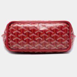 Pre Owned حقيبة جويارد أنجو ميني غويااردين قابلة للعكس باللون الأحمر