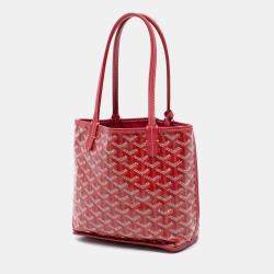 Pre Owned حقيبة جويارد أنجو ميني غويااردين قابلة للعكس باللون الأحمر