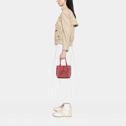 Pre Owned حقيبة جويارد أنجو ميني غويااردين قابلة للعكس باللون الأحمر