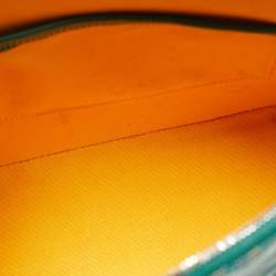 Pre Owned حقيبة ساتشيل جويرد فيندوم ميني قماش مغلف جويردين أخضر وجلد