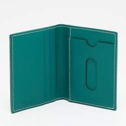 مملوكة مسبقًا محفظة بطاقات جويارد سان مارك كانفاس جوياردين مقوى أخضر