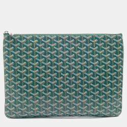 Pre Owned غويارد مقوى قماش أخضر سينا مغام