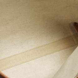 Pre Owned Goyard Conti Brown Goyardine Coated Canvas and Leather Pouch