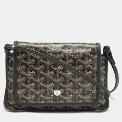 مملوكة مسبقًا محفظة جيب جلدية وقماش مقوى جوياردين سوداء "بلوميت" من جويارد