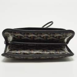 Pre Owned محفظة جيب جلدية وقماش مقوى جوياردين سوداء "بلوميت" من جويارد