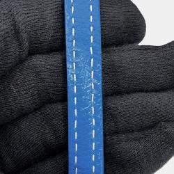 Pre Owned حقيبة يد جويلارد سانت لويس قماش أزرق جلد حجم متوسط