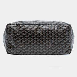 مملوكة مسبقًا Goyard Black Goyardine Saint Louis GM