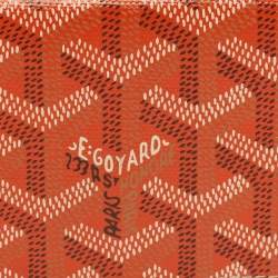 Pre Owned محفظة بطاقات جويارد سان مارك كانفاس جوياردين مقوى أخضر