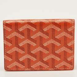 Pre Owned محفظة بطاقات جويارد سان مارك كانفاس جوياردين مقوى أخضر