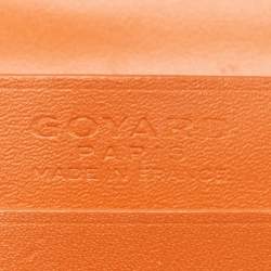 Pre Owned محفظة بطاقات جويارد سان مارك كانفاس جوياردين مقوى أخضر